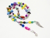 Lange, bunte Kette mit Y-Ende